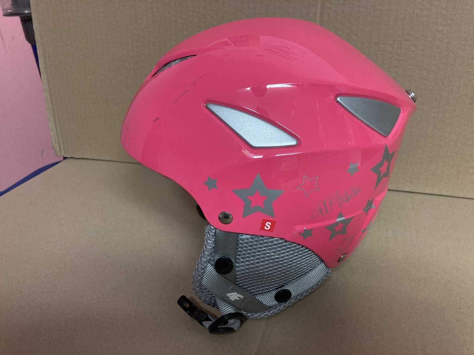 Kask narciarski 4F Kids rozmiar 55/56 S dla dziewczynki