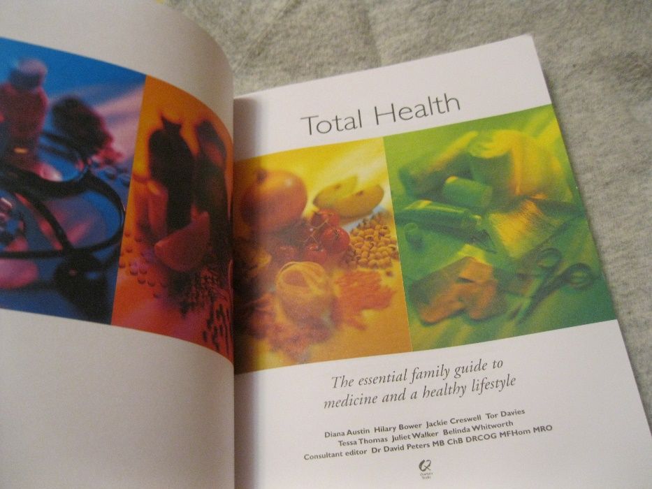 книги здоровье на английском David Peters Total Health Дэвид Питерс