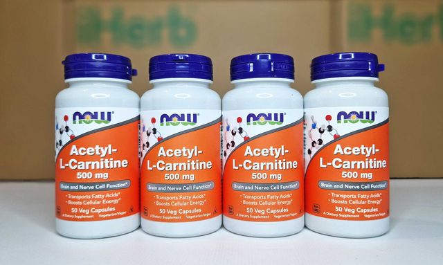 Ацетил L-карнітин Now Foods, 500мг, 50шт і 100шт. Acetyl-L-Carnitine