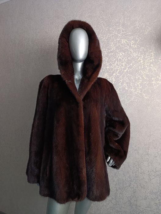 Шикарна норкова шуба, шубка. Дуже великий розмір. Батал. Ідеал. 70 см