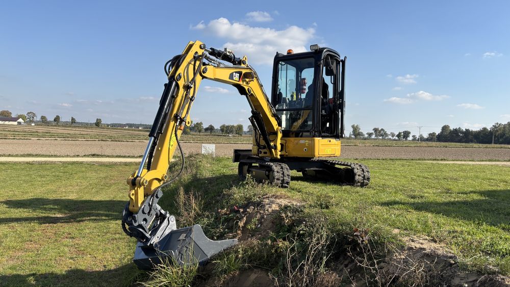 Koparka CAT 303.5 E Szybkozłącze Rotor Klimatyzacja