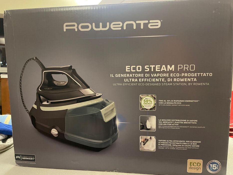 Ferro Rowenta Eco Steam Pro (novo)
