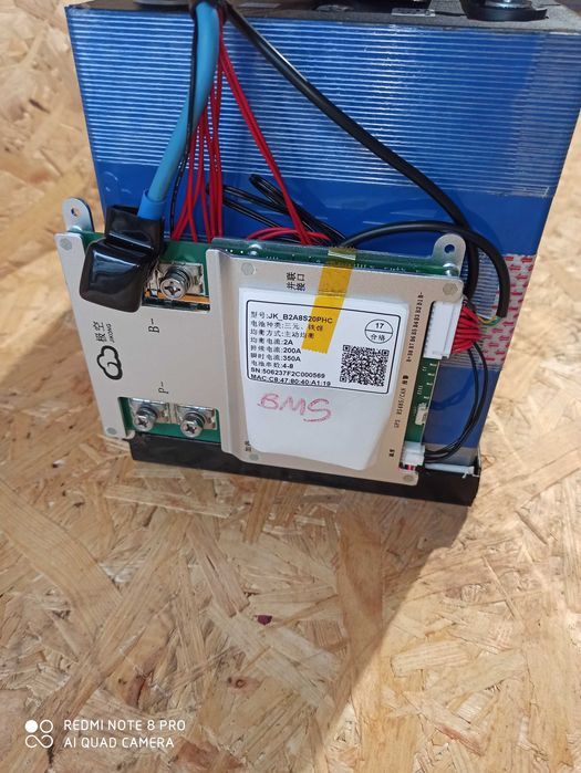 Magazyn Energii 360Ah x 8 x 24V BMS 200A/2A balanser Ogniwa LiFePo4