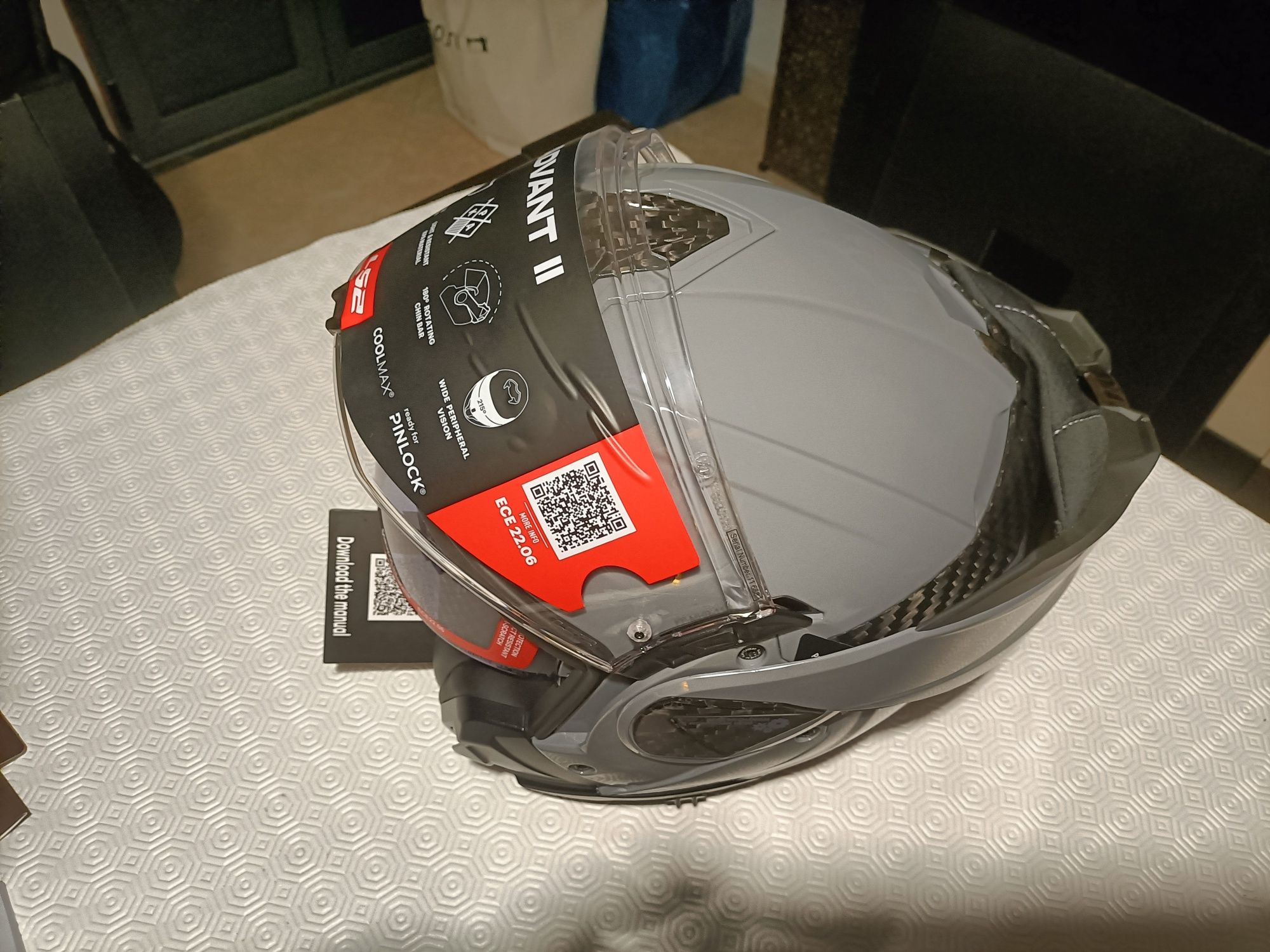 Capacete modular LS2 ADVANT2 novo