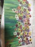 Tela pintura acrílico