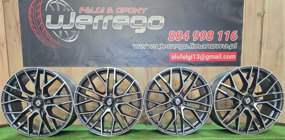 NOWE ALUFELGI RENAULT 18x5x1114,3 - Clio,Austral,Kangoo,Megane,Scenic