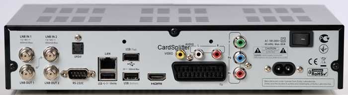 Openbox SX9 Twin HD CI+ dekoder satelitarny z pilotem oryginalnym