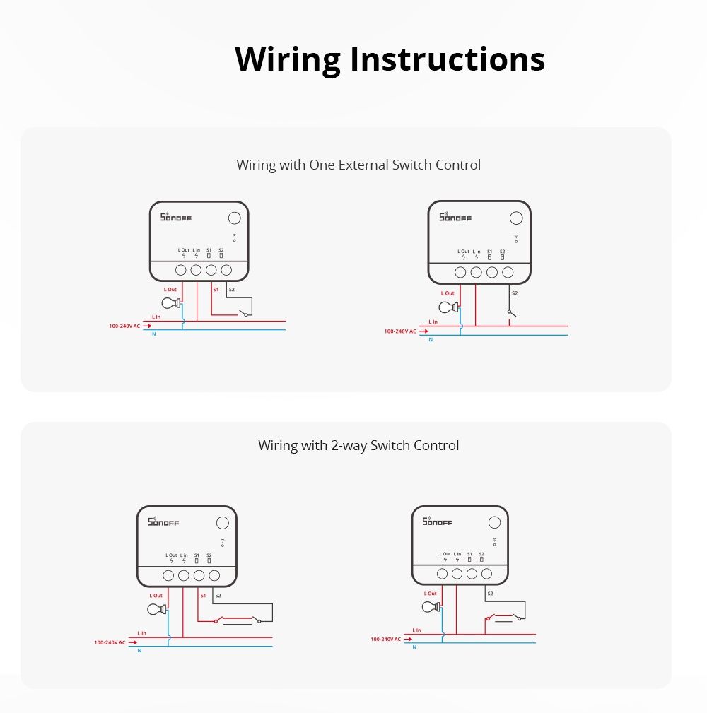 Sonoff Mini ZB L2 зигби-реле без нейтрального провода