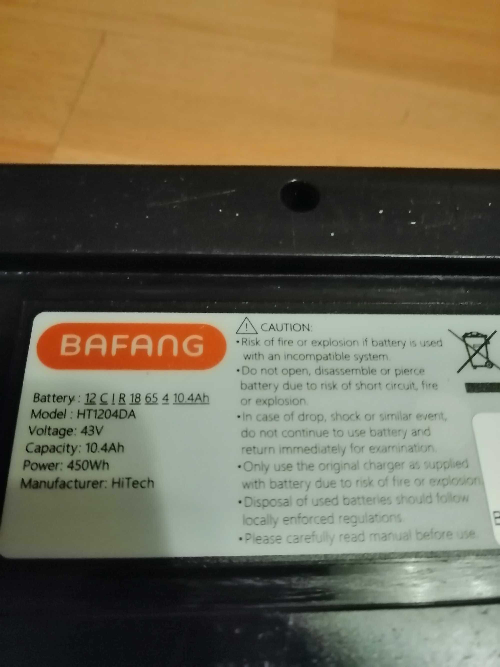 Bateria Bafang 43v