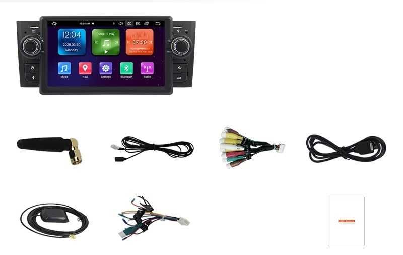 Radio FM RDS DAB+ Android DVD GPS USB SD WiFi Mp3 Mp4 Fiat Punto Linea
