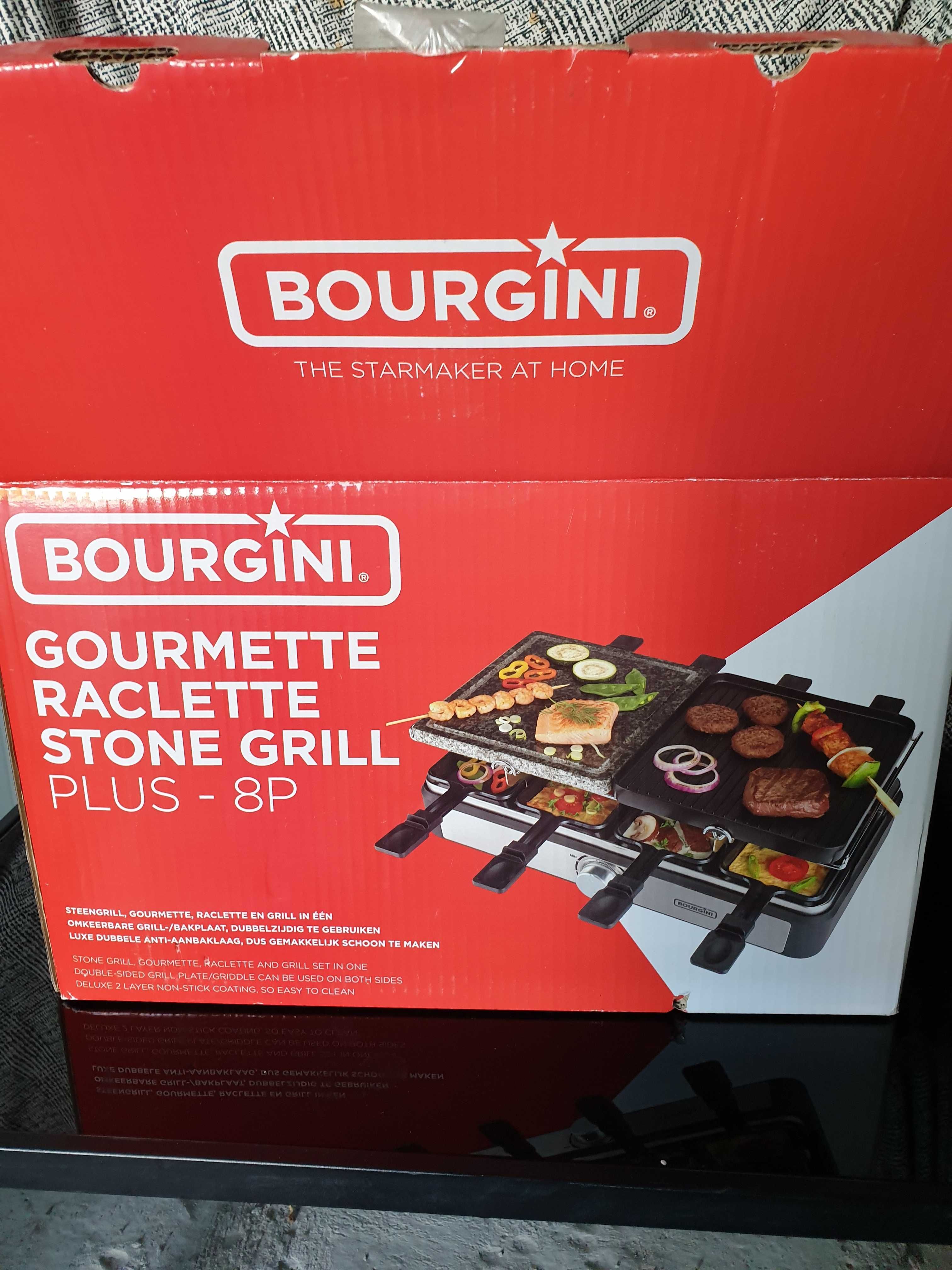 elektryczny Grill raclette Gourmette i kamienny 1400 W,