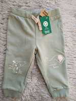 Spodnie dresowe/miętowe/organic cotton/so cute/Pepco/r.74