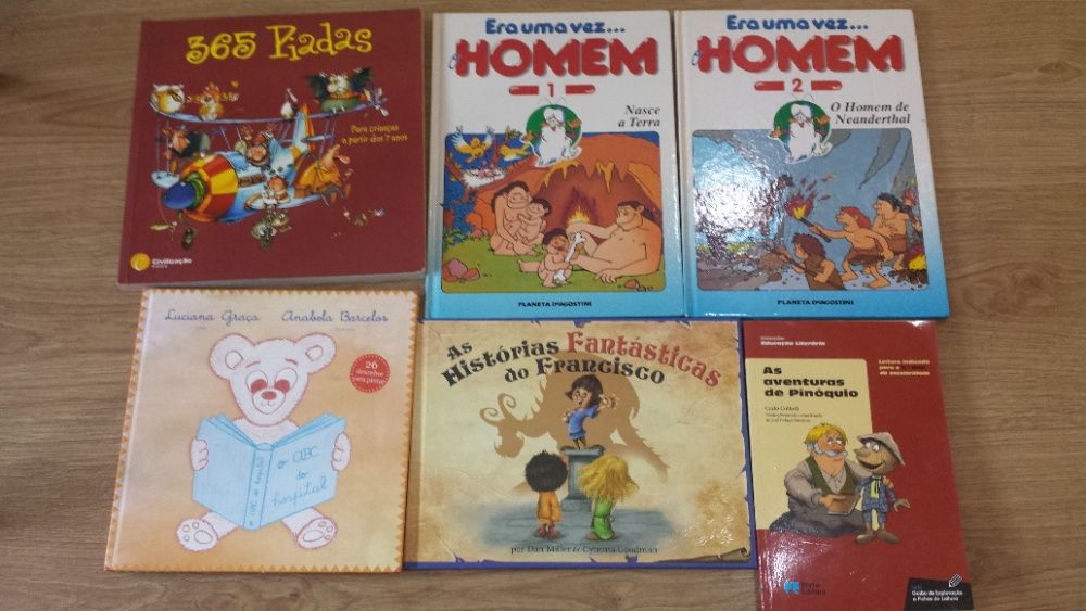 livros variados infantil e juvenil