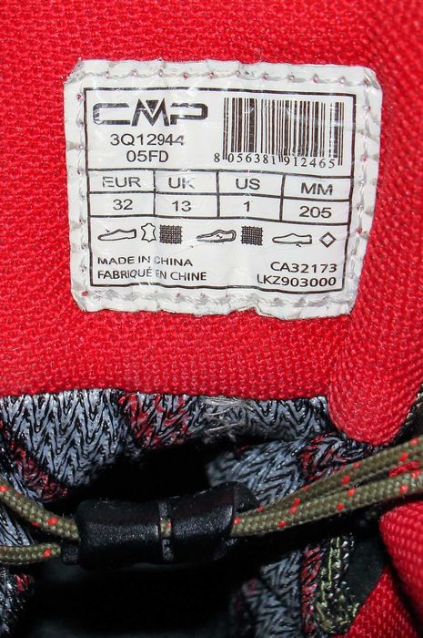 ботинки CMP Kids Rigel Mid Trekking EUR 32