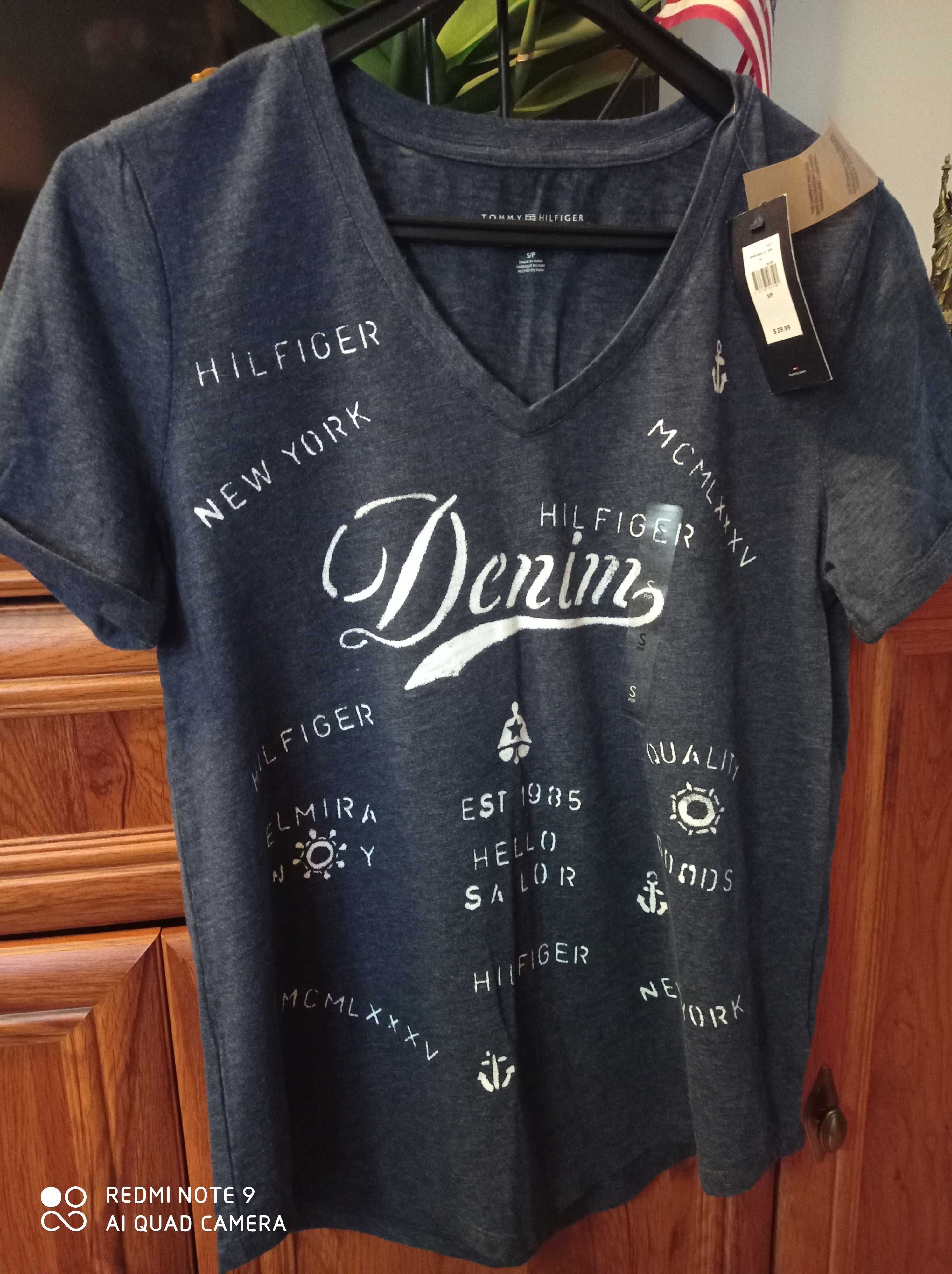 Tommy Hilfiger Koszulka T-shirt Damska S Promocja Unikat USA