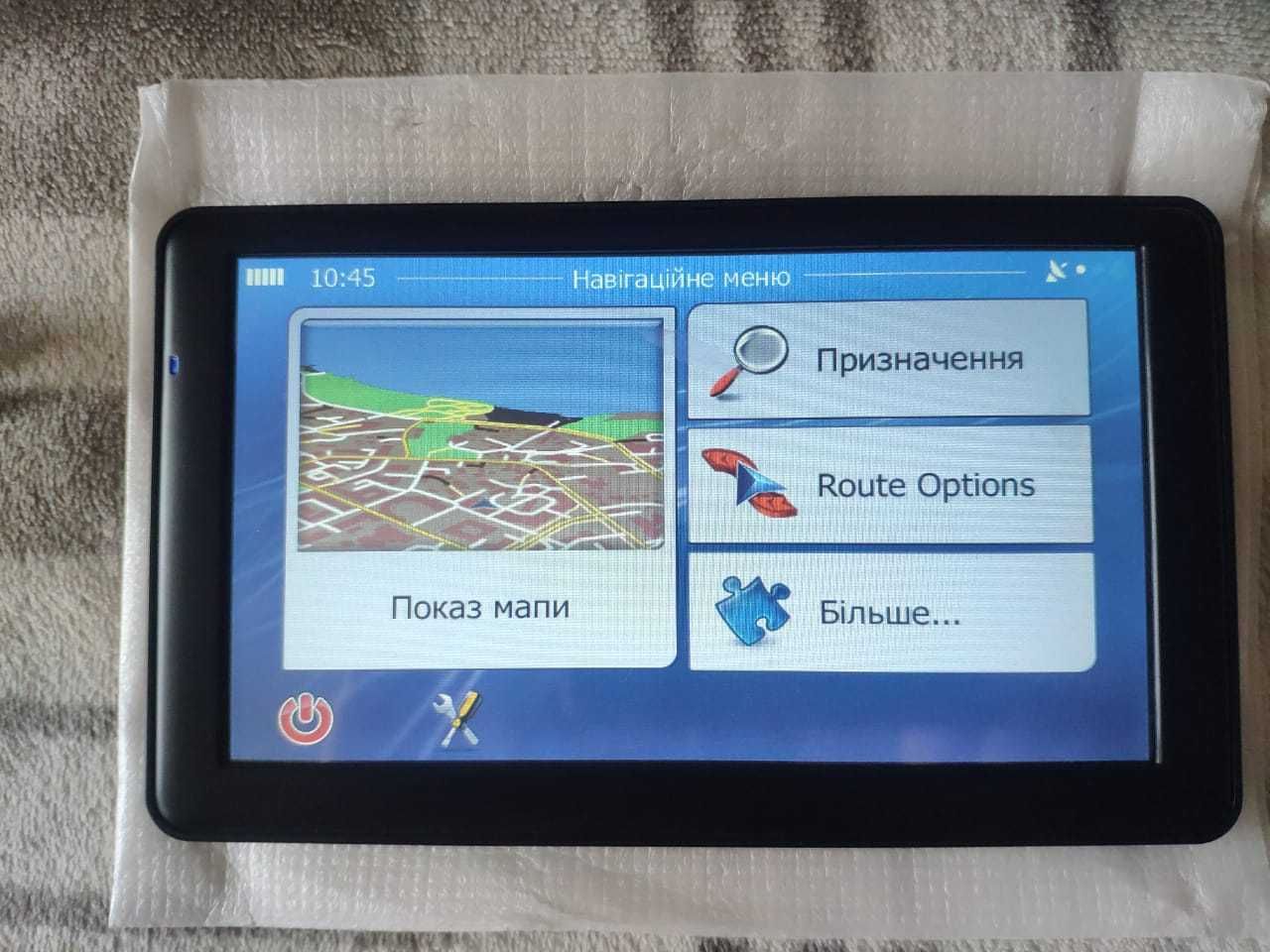 Новий GPS навігатор 7" з новою картою Європи для вантажівок TIR
