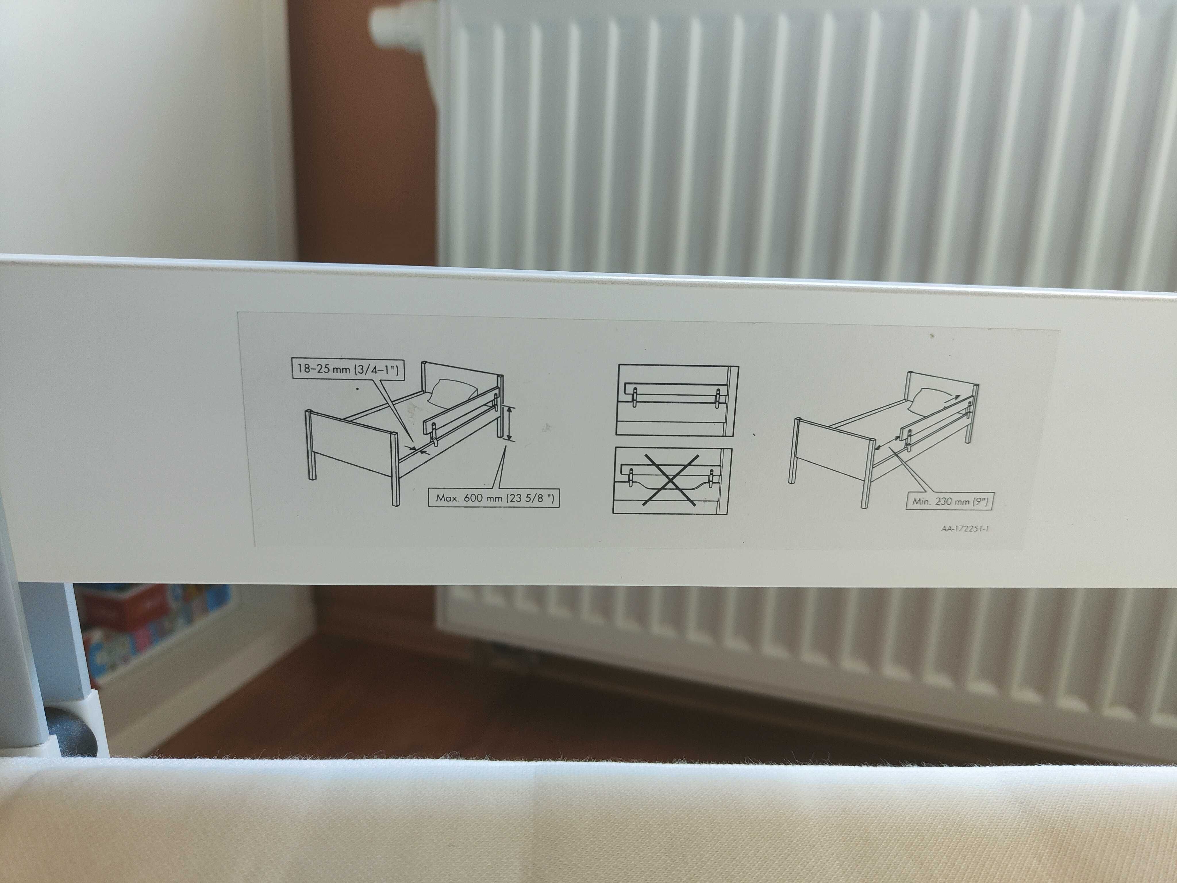 Łóżeczko dziecięce Ikea Kritter 70x160
