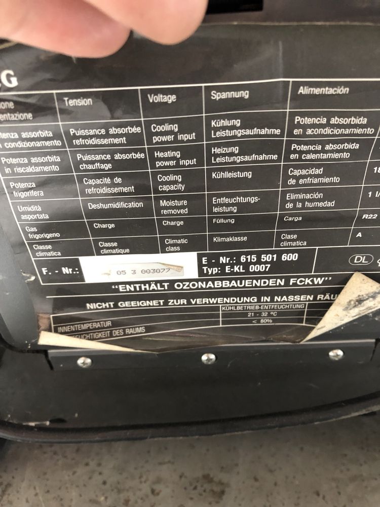 Кондиціонер AEG E-КL