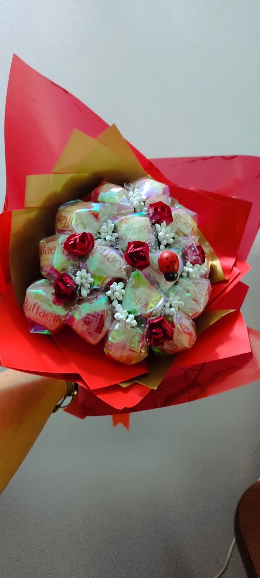 Flower box że słodyczami