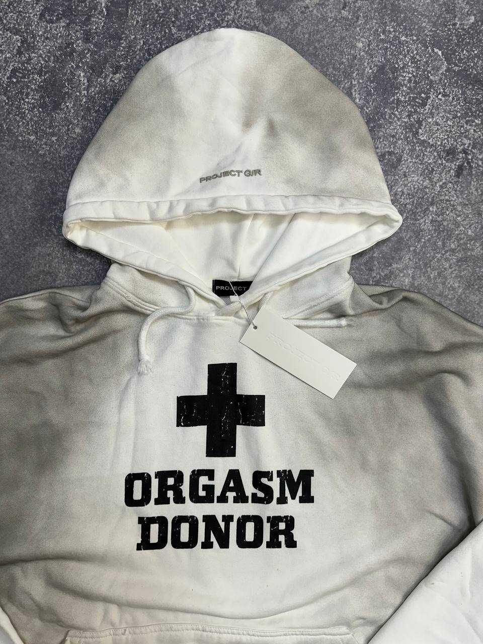 ORGASM DONOR Project G/R Grailz біла белое худи худі  M L