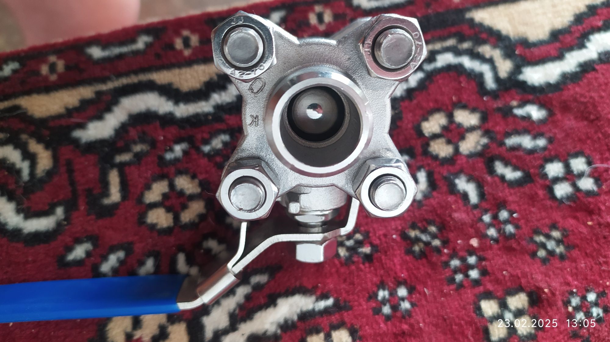 Кран шаровый DN15  нержавейка 304 ;  1/2"( приварной )