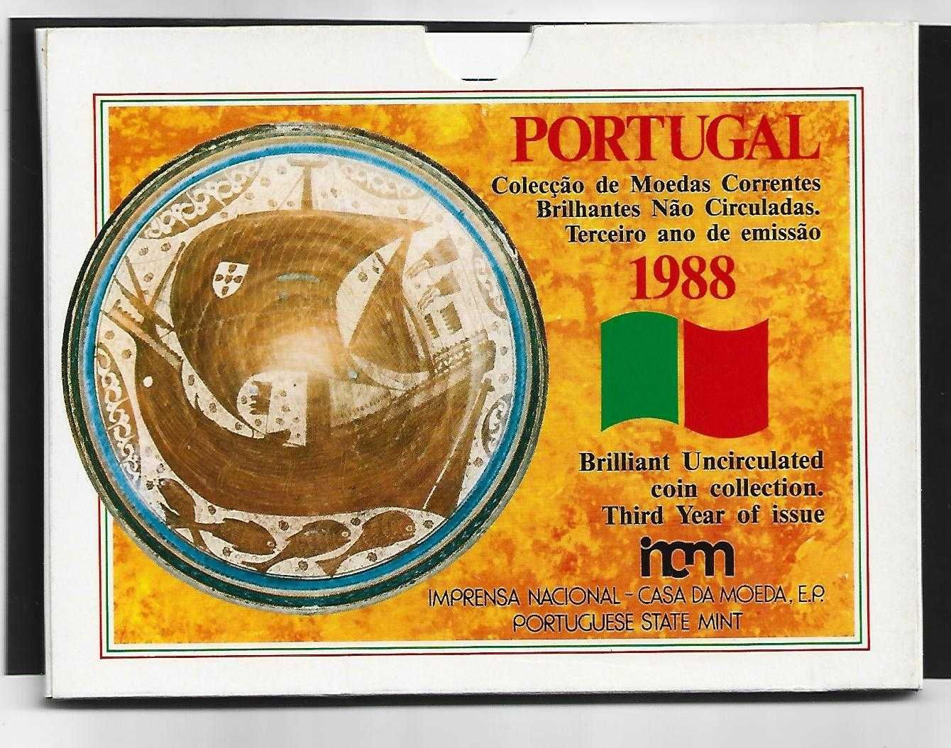Carteira Casa da Moeda 1988 RARA