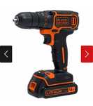 Wiertarko-wkrętarka akumulatorowa BLACK&DECKER 18V BDCDC18-QW NOWA!