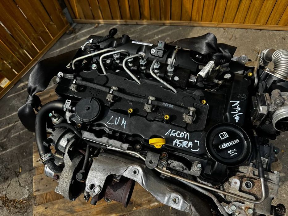 silnik b16dtl lvm 1.6 cdti astra kompletny 133 tys