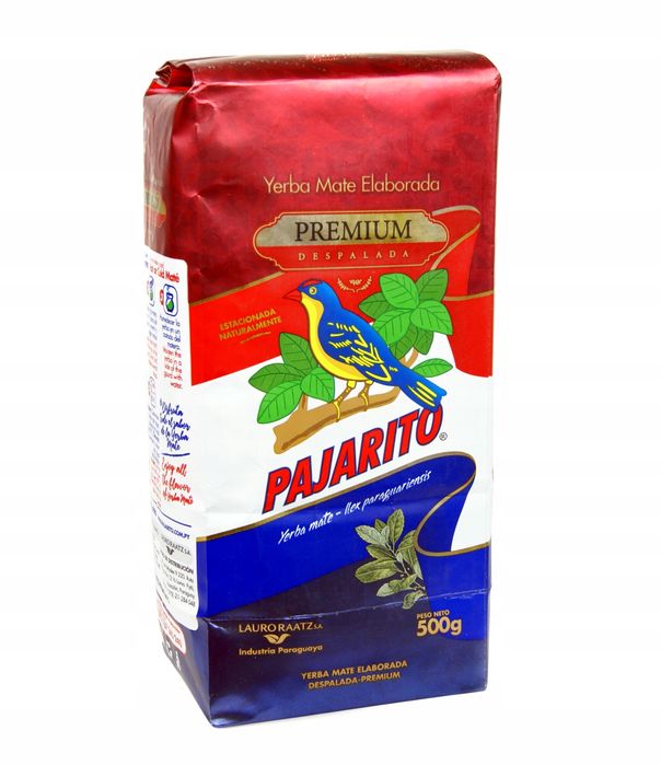 Yerba Mate Pajarito Premium Despalada 500g 0,5kg