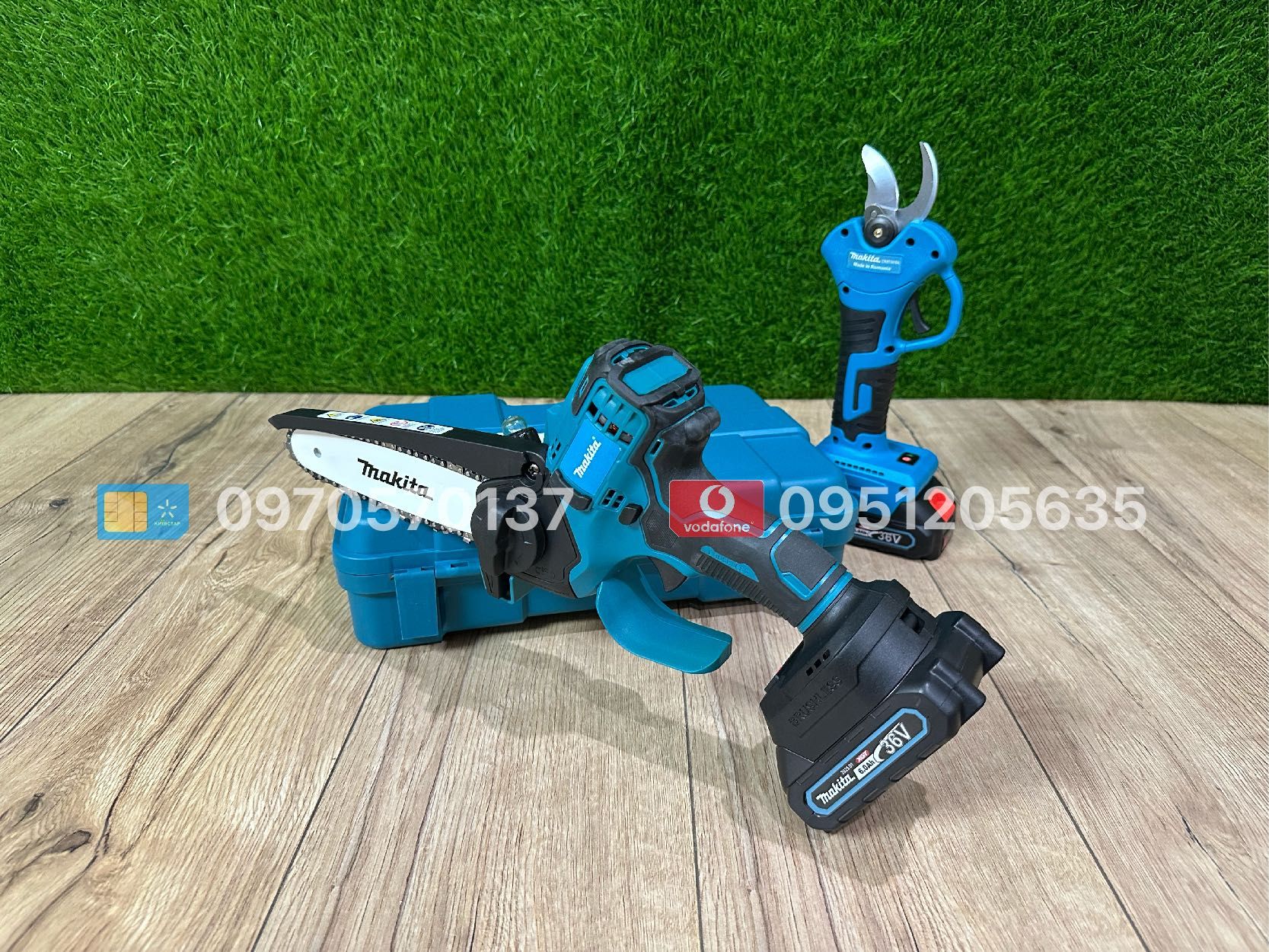 Набір 2/1 Makita Секатор DMT80BL + Міні пилка DUC325BL 2 АКБ 36V 6Ah