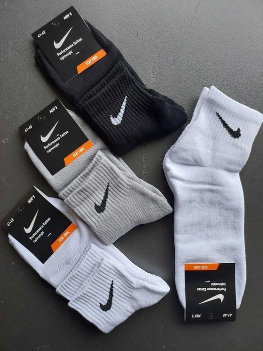 Теплые носки/термоноски Найк. Термошкарпетки теплі білі/сірі/чорні