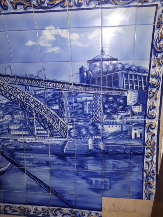 Painel em azulejo Porto