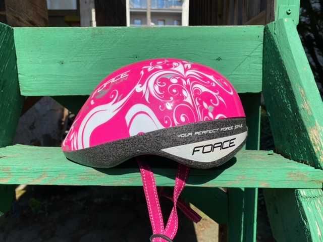Kask rowerowy Force dla dziewczynki