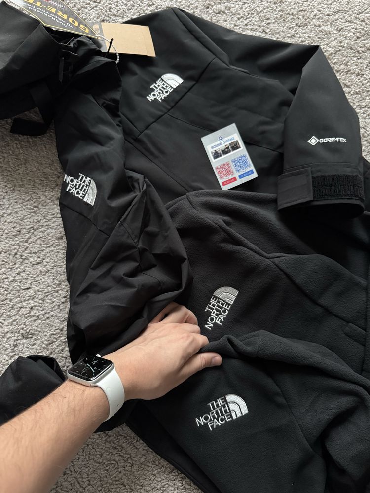Куртка The North Face Gore-Tex с флисовым подкладом (3в1)