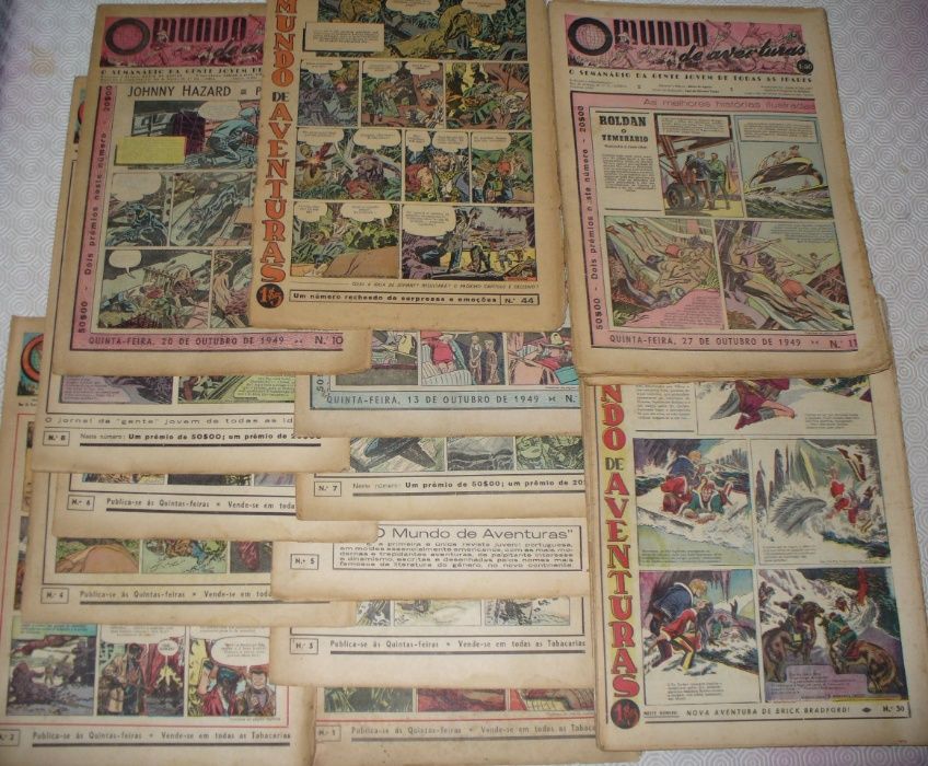 Mundo de Aventuras nºs 1 a 44 - ano 1949 - APR