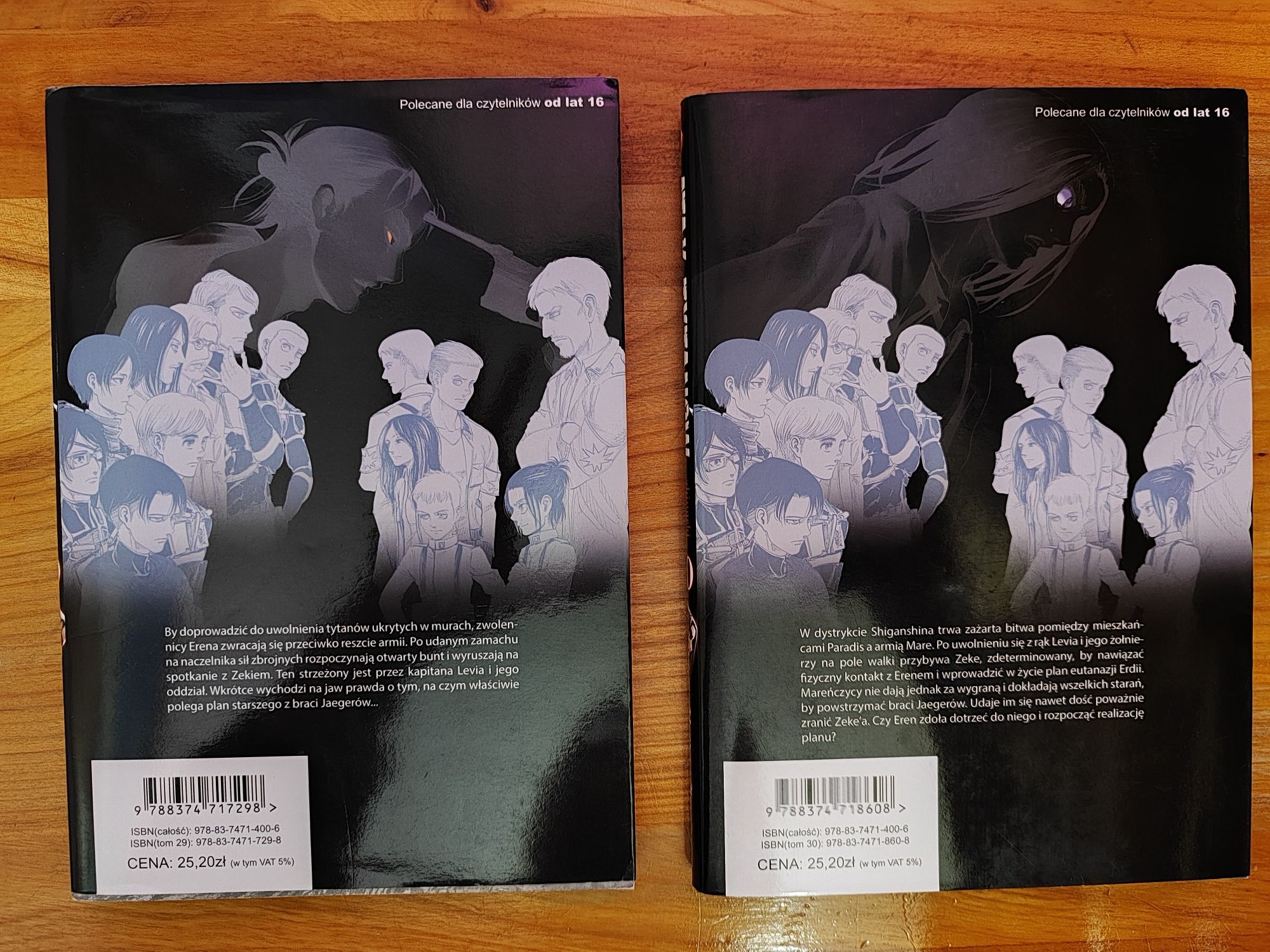 ATAK Tytanów Manga 29 i 30