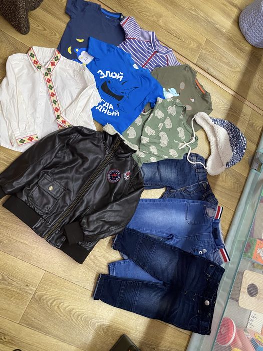 Лот речей на хлопчика 86-92
