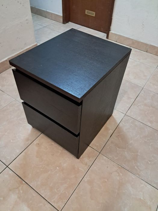 Mesa de cabeceira Ikea Malm preta