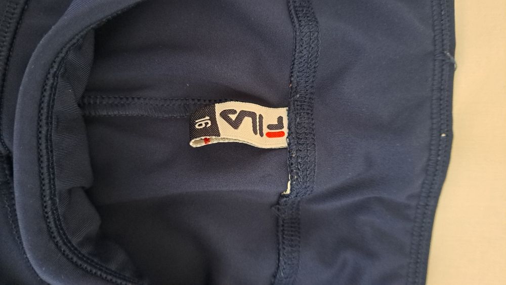 Leggins azul marinho e rosa FILA 16 anos- NOVO