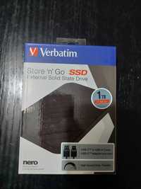 Disco externo SSD 1T Verbatin - Novo