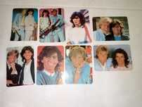 calendários de bolso arpa estrelas da musica 1986