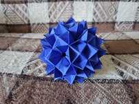 Kula Kolczatka Origami 3D ko