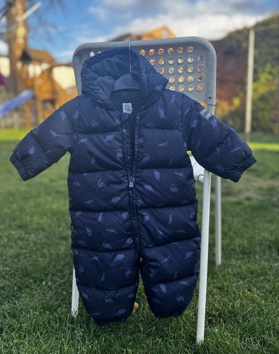 Зимовий пуховий комбінезон GAP 6-12 міс до 74 см для хлопчика