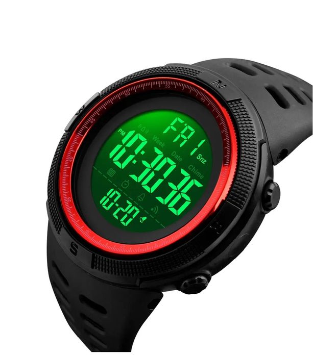 Годинник наручний чоловічий Skmei 1251 з підсвічуванням і таймером bla