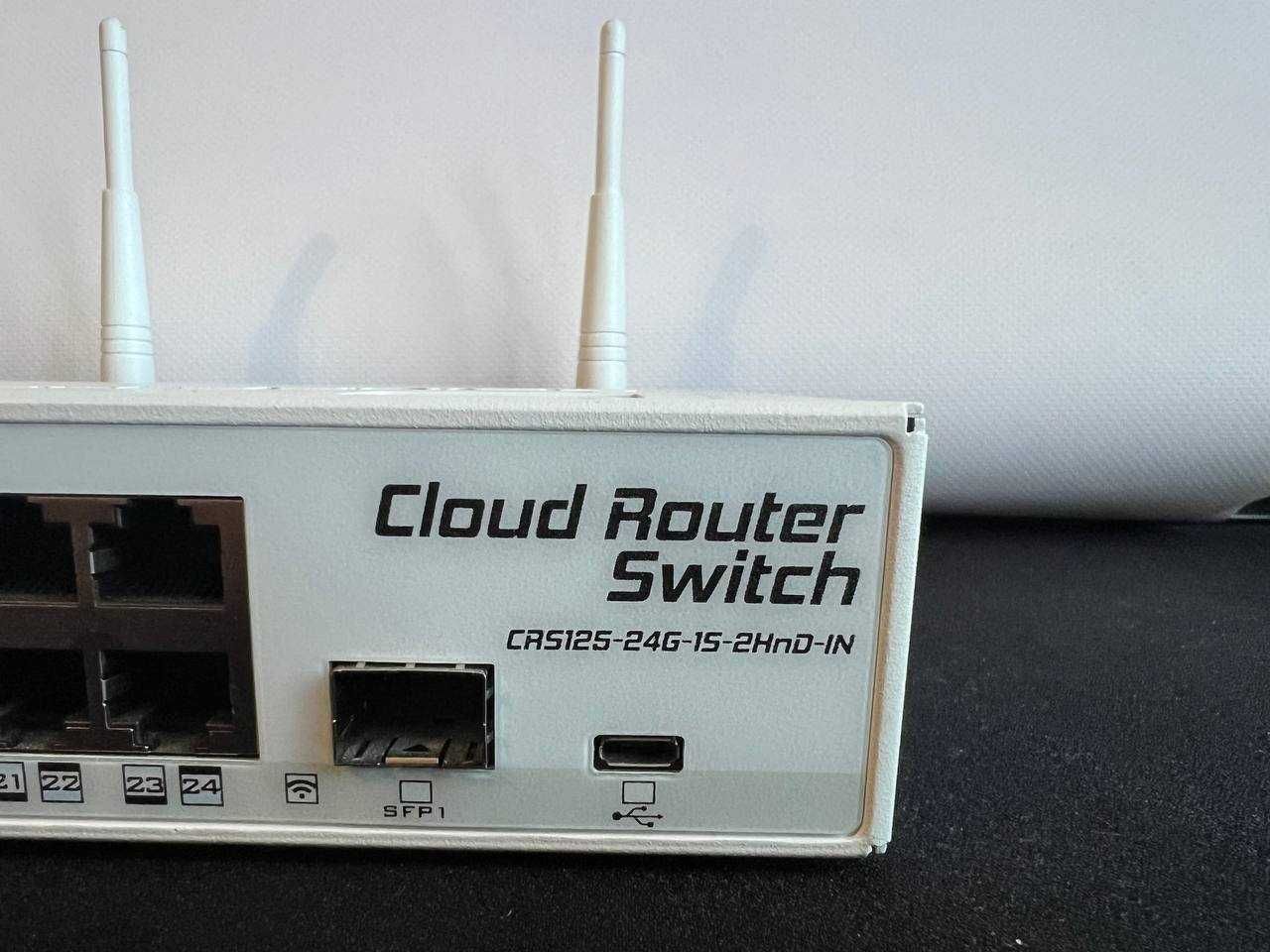 Комутатор/маршрутизатор MikroTik CRS125-24G-1S-2HnD-IN