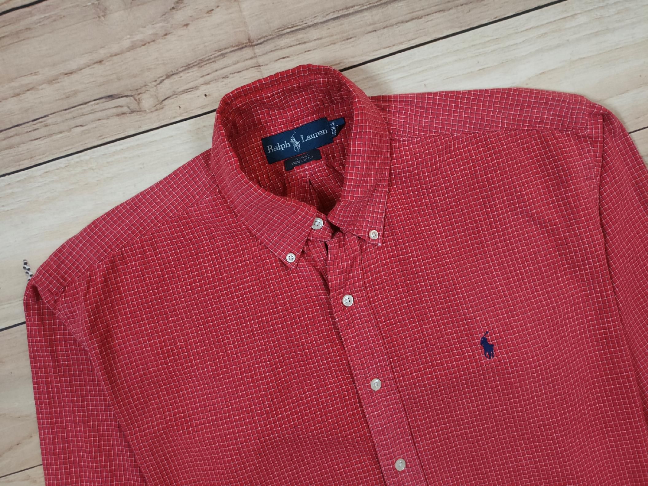 RALPH LAUREN Blake Koszula w Kratkę Męska r. XL/2XL