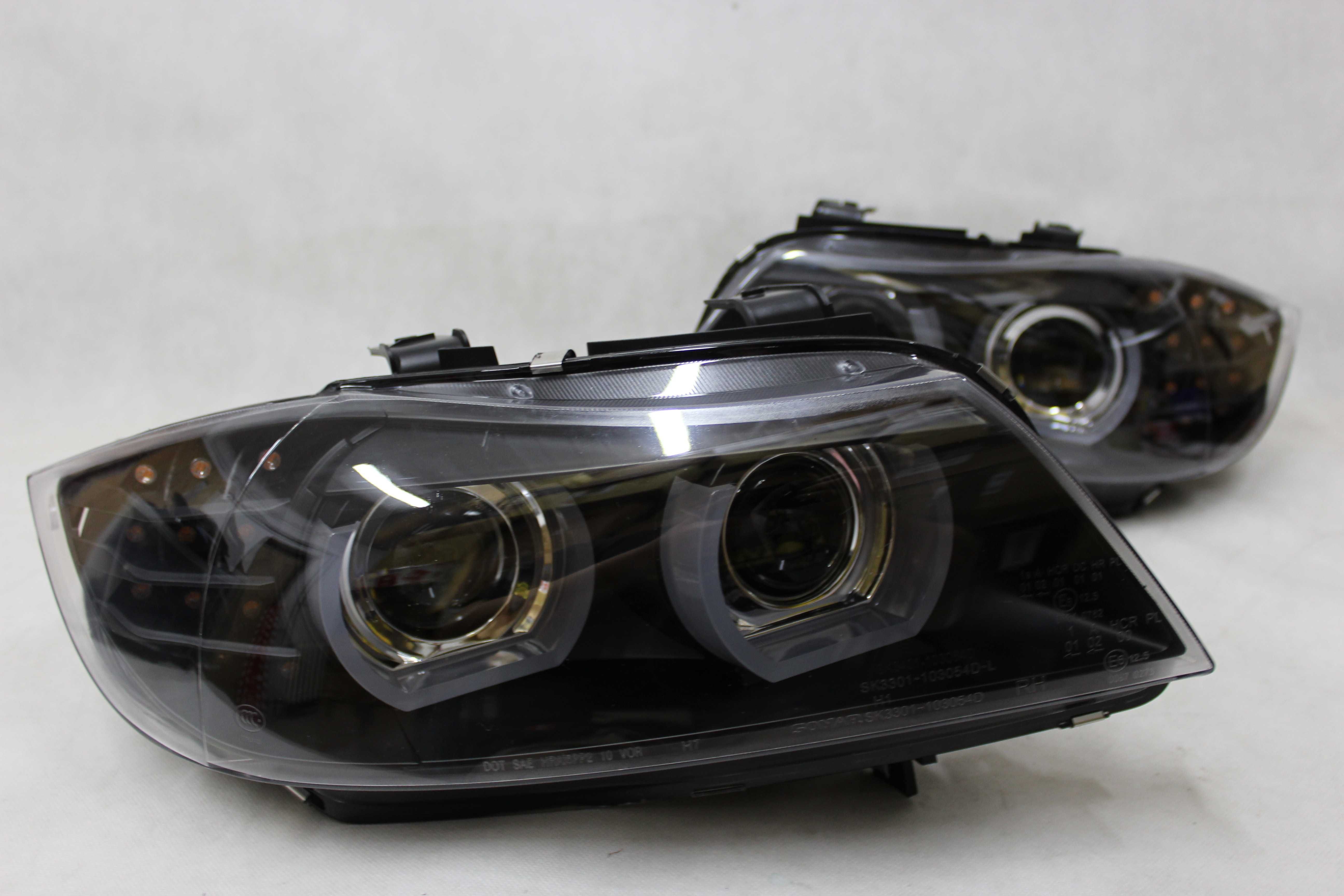 Lampy reflektory przednie przód BMW E90 09-11 LCI XENON AFS LED U-BAR