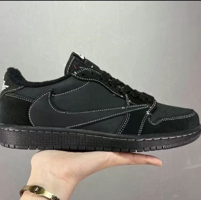 42-43 Nike Air Jordan 1 Retro Low OG SP Travis Scott Black Phantom