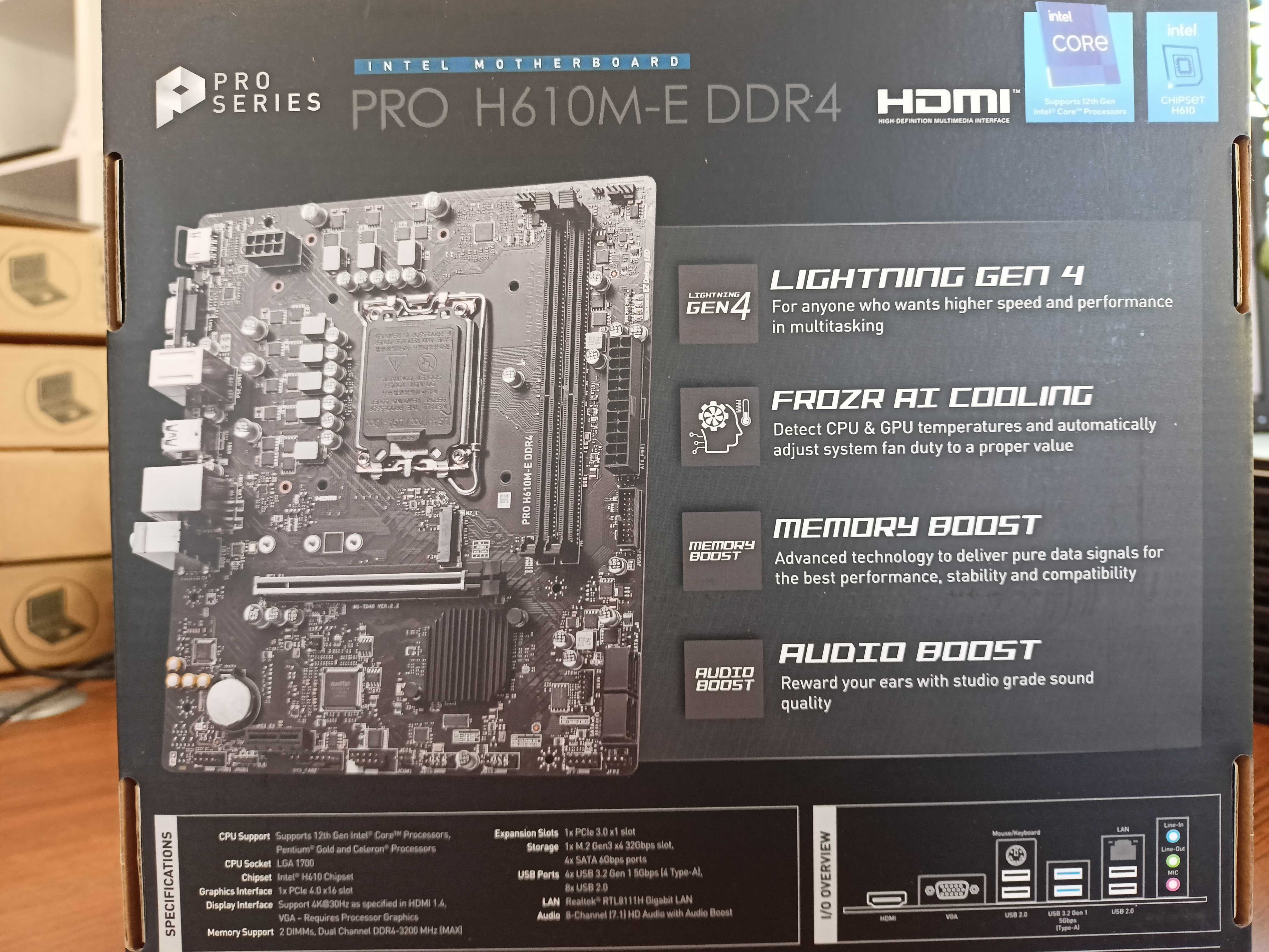 MSI Płyta główna H610M-K s1700 DDR4 USB 3.2 M.2 mATX PCIe 4.0 RATY 0%