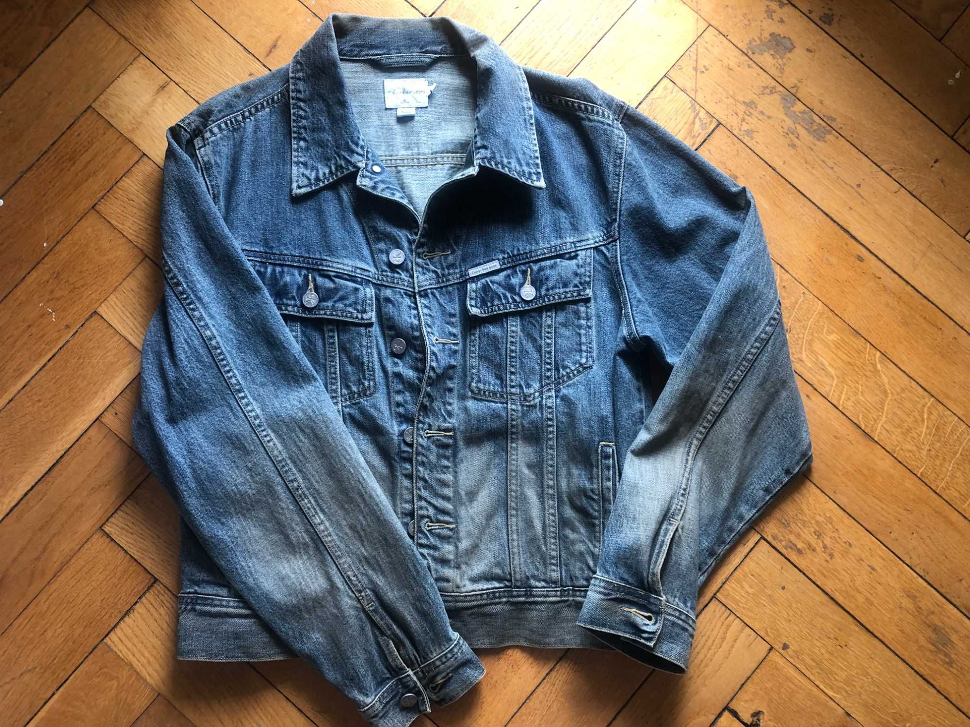 CK Calvin Klein kurtka dżinsowa męska L vintage